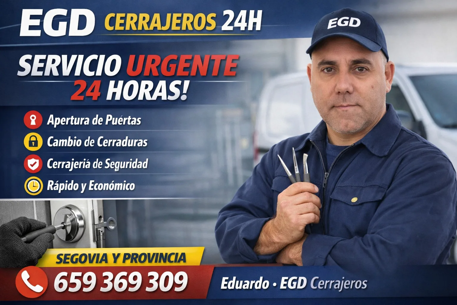 Empresa de cerrajería en Segovia